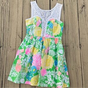 Lilly Pulitzer dress hibiscus stroll Reagan size 4 like new